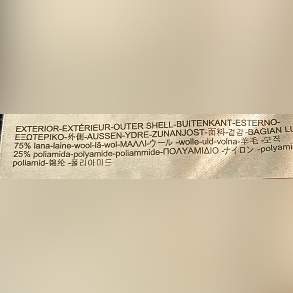 Massimo Dutti Womens Navy Wool Blend Sz 8 Coat 6403 Pockets Hidden Closure - Picture 8 of 11